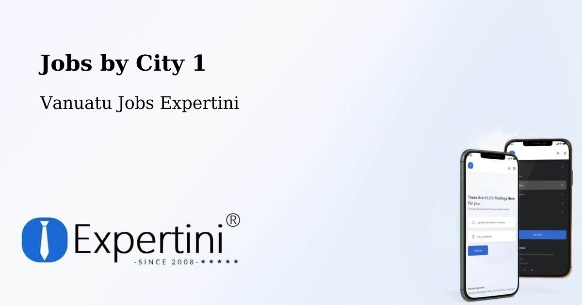 City Jobs in Vanuatu - Expertini